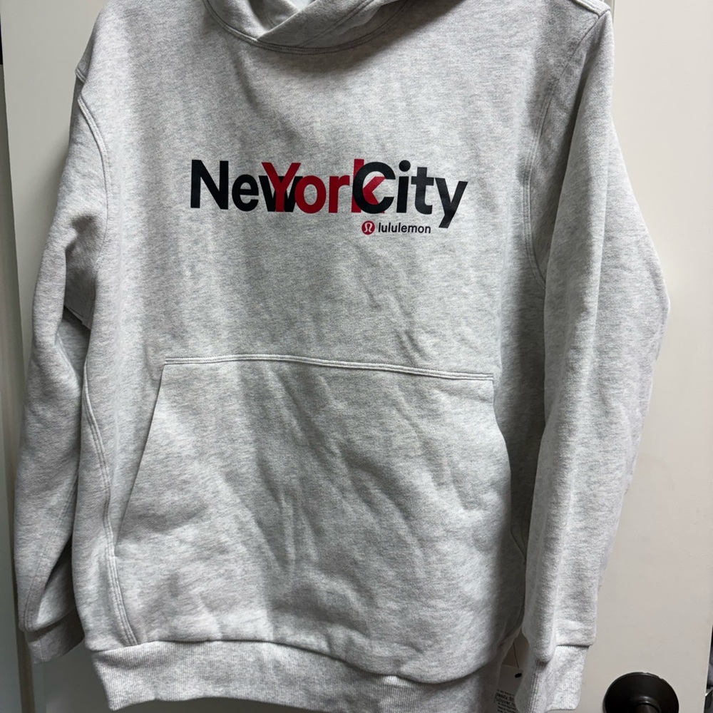 lululemon athletica Light Gray New York City Hoodie